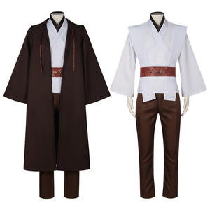 Disfraz <span class=keywords><strong>de</strong></span> Caballero Jedi <span class=keywords><strong>de</strong></span> Star Cos al por Mayor, Túnica para <span class=keywords><strong>Hombre</strong></span> Adulto, Disfraz con Capucha, Uniforme Completo, Capa <span class=keywords><strong>de</strong></span> Cosplay para Halloween - Product Image 3