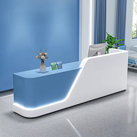Mostrador de Recepción para Clínica Dental, Mostrador de Caja para Salón de Belleza, Mostrador de Información para Hospital Dental, Estación de Enfermería, Mostrador de Orientación para Pacientes