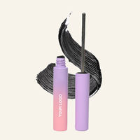 Mascara Magique Longue Durée à Applicateur Métallique de Précision, Mascara Volumisant et Allongeant Sans Grumeaux
