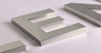 Lettres en métal en acier inoxydable 3D, étanches, pour enseignes publicitaires extérieures, logo d'entreprise, bureau, magasin, signalétique commerciale