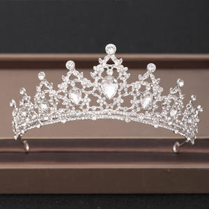 BELLEWORLD – couronne de <span class=keywords><strong>mariage</strong></span> en strass, Design mixte, couronne en métal cristal, <span class=keywords><strong>diadème</strong></span>, accessoires de mariée en vrac, prix bas - Product Image 5