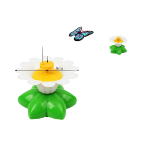 Jouet pour chat papillon volant électrique rotatif à 360 degrés, écologique, pour chatons, jeu de poursuite interactif, jouets pour animaux de compagnie avec mouvements d'oiseaux - Product Image 4