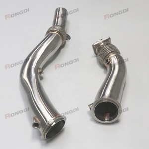 ท่อระบายความร้อนท่อไอเสียแบบปรับได้สำหรับ F82 F80 M4 M3 S55 F83 3.0T 2014-2019 Ss304 - Product Image 6