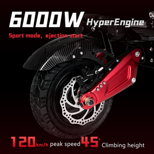 <span class=keywords><strong>Scooter</strong></span> Eléctrico <span class=keywords><strong>Raptor</strong></span> Road de 60V, Motor sin Escobillas de 6000W, Nuevo <span class=keywords><strong>Scooter</strong></span> Eléctrico Plegable de Dos Ruedas, 50 mph, Digital Inteligente - Product Image 2