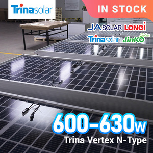 Panneaux photovoltaïques monocristallins 610 Watt 600 630 Solar Topcon pour usage industriel - Product Image 1