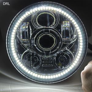 5-3/4-5,75 Halo LED faro para Dyna calle <span class=keywords><strong>Bob</strong></span> Super Wide Glide Low Rider noche Rod <span class=keywords><strong>tren</strong></span> Softail dos Sportster Iron 883 - Product Image 6