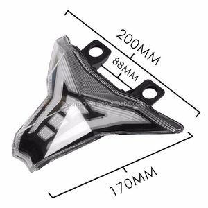 Xe Máy Phổ Tích Hợp LED Đuôi Ánh Sáng Lần Lượt Tín hiệu Phía Sau Dừng Đèn Phía Sau Ánh Sáng Lắp Ráp Ninja 250 400 Z1000 - Product Image 3