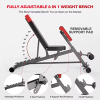 Banc de presse professionnel de musculation de gymnastique à domicile banc assis pour l'entraînement du corps