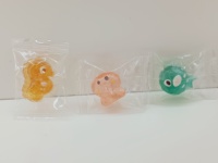 3D Peeling Fruit Gummy Candy Aardbei Gepelde Jelly Gummy Snoepjes Mango Jelly Gummy