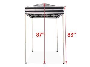Auvent portable Flex Ultra Compact Pop-up de 4 'x 4', abri solaire, cabane de protection de la vie privée portable pour piscine, camping, extérieur - Product Image 6