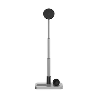 Station d'alimentation de bureau intelligente 15W en alliage d'aluminium avec station de charge magnétique sans fil flottante pour plusieurs appareils