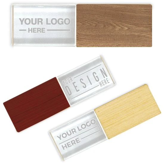 Wedding Gift  Custom Wood Crystal USB Flash Drive  Glass Flash Pendrive Memory Stick 1GB 2GB 4GB 8GB 16GB 32GB 64GB 128GB
