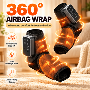 Masajeador de Pies con Airbag de 360 Grados, Envoltura Térmica para Tobillos, Control Remoto Inalámbrico, Máquina Eléctrica de Masaje de Pies para Relajación en el Hogar - Product Image 1