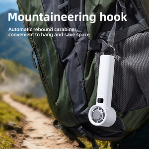 Ventilador portátil de clip con refrigeración por hielo, batería de 2000 mAh, velocidad ajustable, pantalla digital LED, motor sin escobillas, ideal para exteriores y coche. ¡Oferta! - Product Image 5