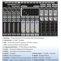 Amplificateur professionnel intelligent portable à réseau, deux canaux stéréo, 3000W, 4 ohms, métal, XLR, KE Audio Ke2e30