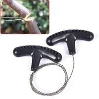 Scie à chaîne manuelle en fil d'acier léger pour le bricolage, le voyage, le camping, la randonnée, kit de survie d'urgence portable