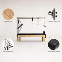 Venta al por Mayor de Pilates Cadillac de Madera de Roble Sólido Profesional, de Primera Calidad, Ecológico, con Diseño Personalizado, Cumple con el Estándar CE
