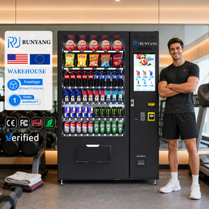 RUNYANG Máquina Expendedora Inteligente Personalizada para Bebidas Frías, Alimentos Congelados y Snacks, con Sistema de Pago en Efectivo - Product Image 1