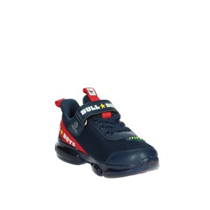 Dnal2130 blu elettrico Sneakers basse per bambini ha portato le scarpe sportive illuminate con Logo per l'autunno che cammina scarpe leggere per bambini - Product Image 5