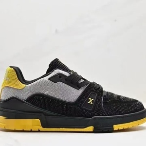 Chaussures de créateur de luxe personnalisées, style décontracté avec diamants, design identique, confortables, pour la course et le style urbain tendance - Product Image 4