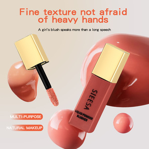 Velvet Waterproof Vegan <b>Blush</b> High Pigment Long Lasting Beauty Liquid Cheek Makeup Cruelty Free for Face - Product Image 3