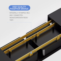 PDU en alliage d'aluminium haute densité professionnel DTVS | Affichage de puissance LED à 20 prises C13 + 4 prises C19 | Distribution d'alimentation 16A