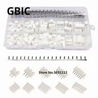 460 pièces XH 2.54mm JST Connecteur Kit 2.54mm Femelle Mâle Terminal/Logement 2P/3P/4P/5P/6P Pin Logement Composants Électroniques