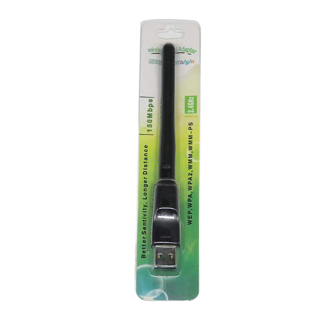 USB 2.0 Adapter 150mbps WLAN Network Card MT7601 RTL8188 RT5370 WIFI Dongle for Laptop TV Box External Wireless Interface Stock