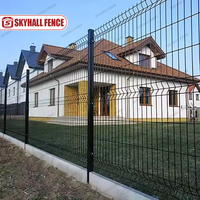 Paneles de Acero Soldado Galvanizado en Caliente de 3.5, 4.0, 4.5 y 5.0 mm de Espesor de Alambre, 6 Pies, Modelado 3D para Jardines y Edificios