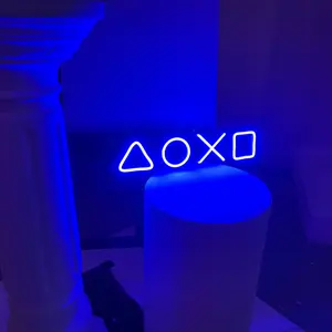 PlayStation Neon Sign,Hanging Acrylic Sign Board Company Brand Name Custom Led Logo Lighting Led Neon Logo Sign