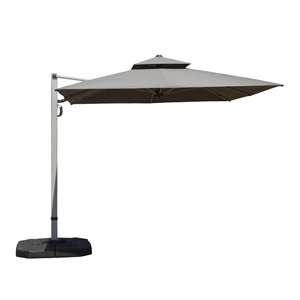 Sombrilla de Patio Grande de 10 Pies, Ecológica, Impermeable, Resistente al Viento, Protección UV 50+, con Marco de Aluminio Ajustable, Muebles de Exterior - Product Image 1