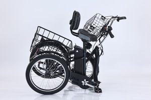 Vente en gros d'usine <span class=keywords><strong>Tricycle</strong></span> <span class=keywords><strong>électrique</strong></span> <span class=keywords><strong>pliable</strong></span> à batterie au lithium de 20 pouces 3 roues 7 vitesses E-Trike <span class=keywords><strong>pliable</strong></span> pour adultes et personnes âgées 45 km - Product Image 6