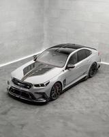 Kit carrosserie à clipser en fibre de carbone sèche pour BMW M5 G90, amélioration BMW M5 G90 avec lèvre avant, diffuseur, spoiler, jupes latérales et capot