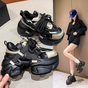 <span class=keywords><strong>Sneakers</strong></span> Chunky Platform da <span class=keywords><strong>Donna</strong></span> 2025, Morbide e Traspiranti, <span class=keywords><strong>Viola</strong></span> e Nero, per Tutte le Stagioni, Stile Casual - Product Image 1