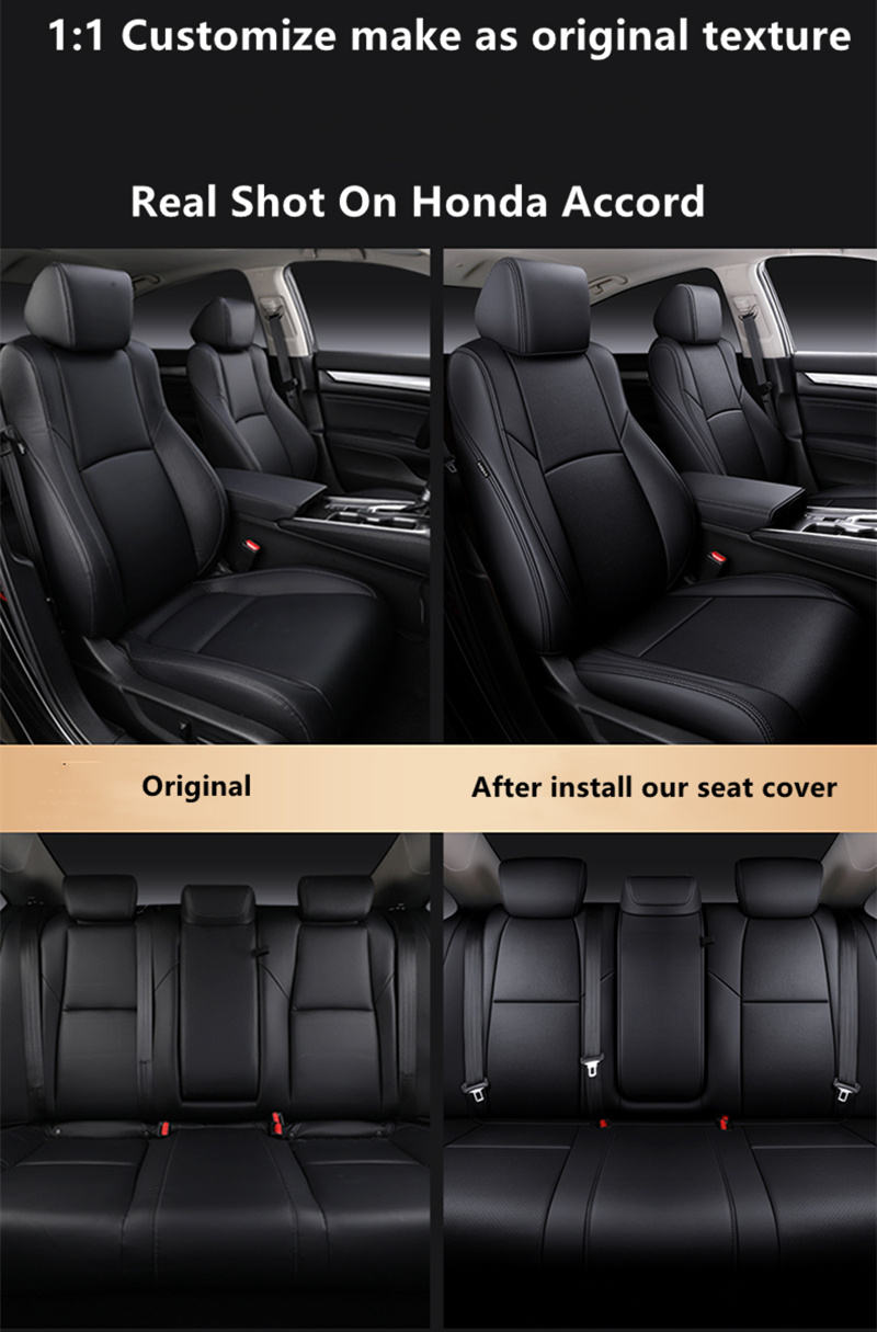 Custom Made Car Seat Covers for Seaters in Luxury Leather
