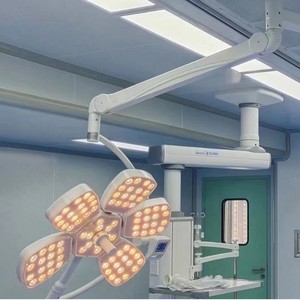 Lámpara quirúrgica LED sin sombras Xinyuchen de 150W, colgante de doble cabezal para quirófano, iluminación para hospitales veterinarios - Product Image 1