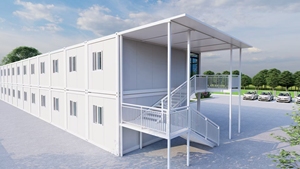 Contenedor Expandible de 40 pies con Estructura de Acero Prefabricada y Material de Madera, Diseño Robusto, Empaque Plano para Uso en Hogares, Hoteles y Baños - Product Image 3