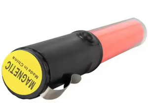 Bâtons lumineux de signalisation routière à LED portatifs à éclairage supérieur blancs de 26 cm, à piles, clignotants, de sécurité, pour l'extérieur - Product Image 3