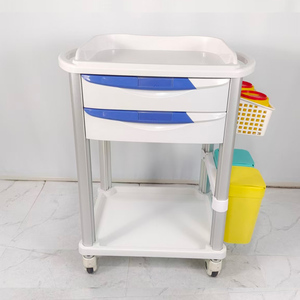Carrito de Monitoreo de Pacientes de Tres Niveles de Acero Inoxidable Guanghua Medical, para Hospital y Enfermería, con Certificación CE, GH750-04, 750x480x930mm - Product Image 5