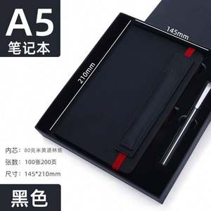 Vente en gros Ensemble cadeau d'affaires stylo et carnet A5 à couverture rigide en cuir PU pastel avec impression personnalisée - Product Image 4