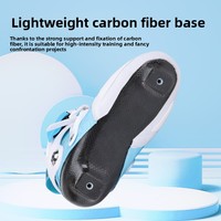 Patins à roulettes professionnels en fibre de carbone avec roues en PU et coque en cuir pour adultes et enfants, freestyle