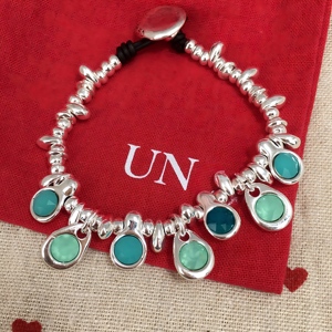 <span class=keywords><strong>Pulsera</strong></span> de Cobre con Baño de Oro de 18K y Dije con Logotipo UN50 Original, Cadena de Eslabones, Joyería, Regalo. Puede Solicitar el Catálogo UN50 al Vendedor. - Product Image 2