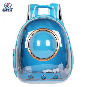 Рюкзак-переноска для домашних животных, прозрачный рюкзак с пузырьками в виде космических капсул для кошек и щенков