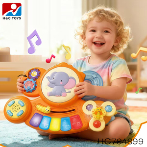 <span class=keywords><strong>Piano</strong></span> électrique tactile arc-en-ciel multifonction avec microphone et 8 cartes éducatives pour enfants - Product Image 6