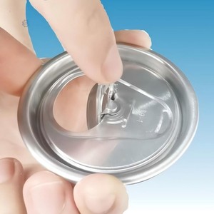 Couvercles de boîtes de conserve en aluminium faciles à ouvrir pour boissons SOT 202 300 305 307 309 401 502 Couvercle de boîte de conserve à anneau de traction facile à ouvrir - Product Image 3