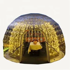 Портативная наружная настраиваемая ПВХ мгновенная воздушная походная купольная конструкция Igloo большая настраиваемая Выдвижная семейная палатка для кемпинга