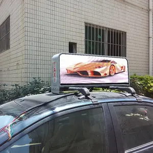 Tela de vídeo dupla face, display de led, táxi p2.5 p3 p4 p5
