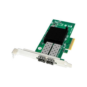 Adaptador de Red para Servidor SQ7379 Compatible con Intel X520-DA2, Doble SFP+ 10Gbps PCIe X4, Fibra Óptica Interna Inalámbrica 802.11b - Product Image 1