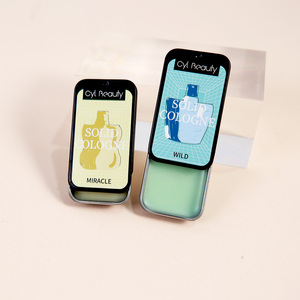 Déodorant portable, marque privée, baume solide à la cire de Cologne pour hommes, parfum de baume solide organique de longue durée Oem personnalisé - Product Image 1