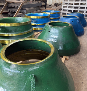 Pièces de concasseur à cône en acier à haute teneur en manganèse Mn18Cr2 : Revêtement de bol concave et manteau pour GP200, GP300, <span class=keywords><strong>GP500</strong></span> - Product Image 5